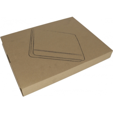 Logo trade promotional merchandise image of: A4 folder with power bank Elda