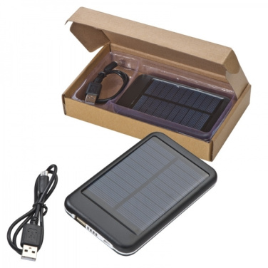 Logo trade advertising products image of: Solar power bank PHILADELPHIA