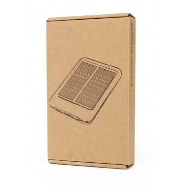 Logo trade promotional merchandise picture of: Solar power bank PHILADELPHIA