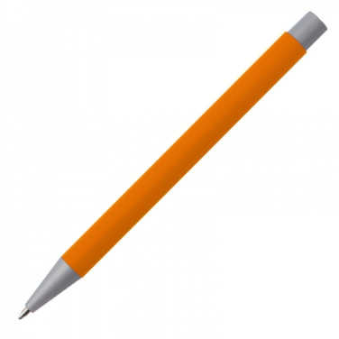 Logo trade promotional giveaway photo of: Metal ballpen soft touch ABU DHABI