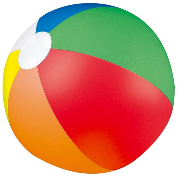 Logo trade promotional giveaways image of: Multicolour beach ball PALM SPRINGS