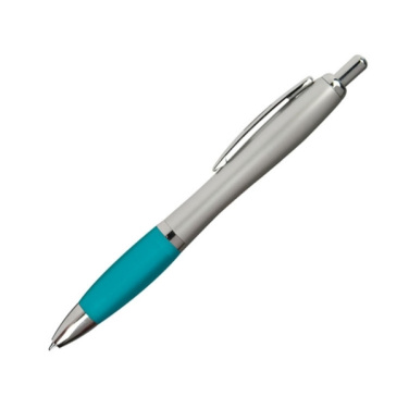 Logo trade promotional items image of: Plastic ballpen ST. PETERSBURG