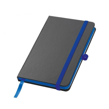 Logo trade business gift photo of: Notebook A6 ROSTOCK