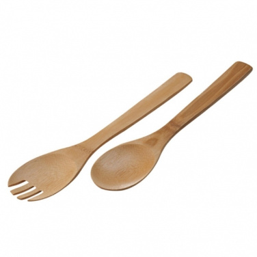 Logotrade corporate gift picture of: Bamboo salad servers CAPUA