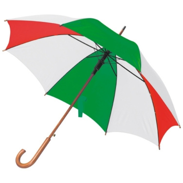 Logotrade business gift image of: Wooden automatic umbrella NANCY
