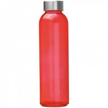 Logo trade promotional giveaway photo of: Glass bottle INDIANOPOLIS 550 ml