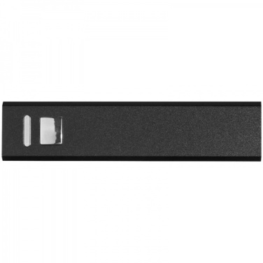 Logo trade promotional merchandise image of: Metal power bank PORT HOPE 2200mAh