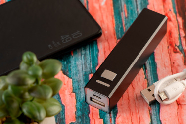 Logotrade corporate gift picture of: Metal power bank PORT HOPE 2200mAh