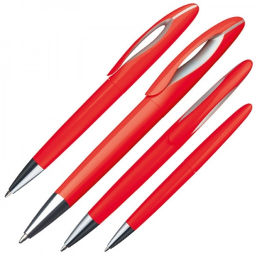 Logo trade promotional gifts image of: Plastic ballpen FAIRFIELD