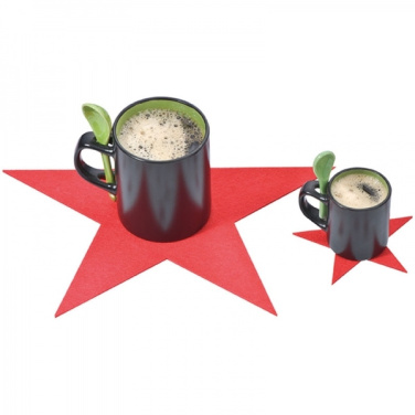 Logo trade promotional merchandise photo of: Felt star set KARLSTAD
