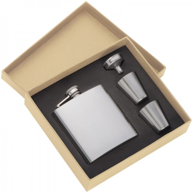 Logotrade corporate gifts photo of: Hip flask with 2 shot glasses SANDVIKEN 170 ml