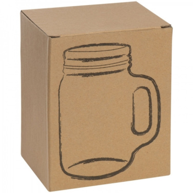 Logotrade promotional product picture of: Drinking glass with handle and lid TREVISO 450 ml