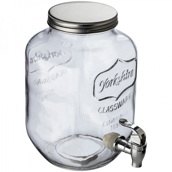 Logo trade business gift photo of: Set drink dispenser and glasses ACAPULCO