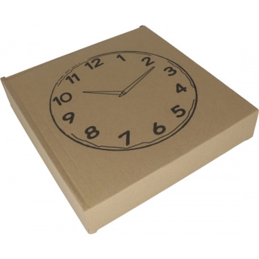 Logo trade business gifts image of: Slate wall clock GRAZ
