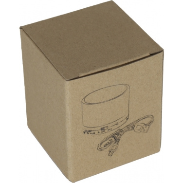 Logo trade corporate gift photo of: Bamboo bluetooth speaker FLEEDWOOD