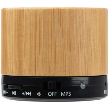 Logotrade promotional item picture of: Bamboo bluetooth speaker FLEEDWOOD