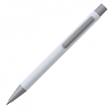 Logotrade promotional product picture of: Metal ballpen soft touch ABU DHABI