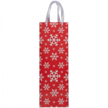 Logo trade promotional gift photo of: Wine bag in Christmas design LAPLAND