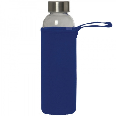 Logo trade business gifts image of: Glass bottle KLAGENFURT 500 ml