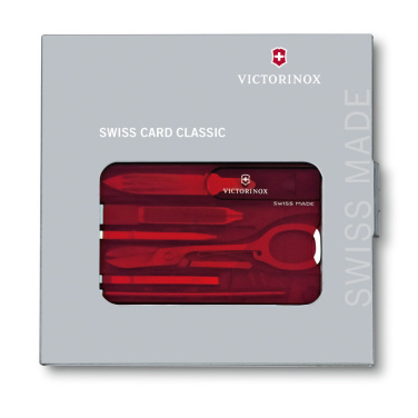 Logo trade promotional merchandise image of: SwissCard Classic Victorinox