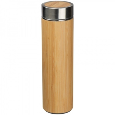 Logotrade promotional merchandise image of: Stainless steel bottle VALDEMORO 550 ml