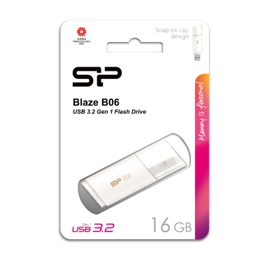 Logo trade corporate gifts picture of: Pendrive Silicon Power Blaze B06 3.0