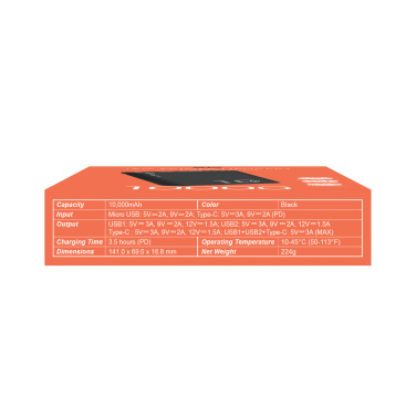 Logotrade promotional merchandise image of: POWER BANK SILICON POWER QP15 10000 MAH