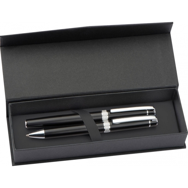 Logotrade advertising product image of: Metal writing set KARLOVAC