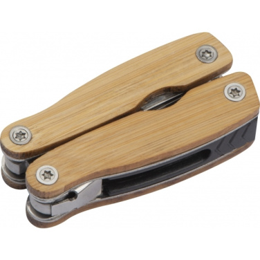 Logotrade promotional product picture of: Multifunction tool bamboo LEEDS