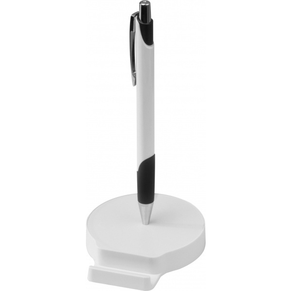 Logotrade promotional item picture of: Mobile phone holder with metal ballpen REGINA