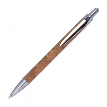 Logo trade promotional items picture of: Cork pen KINGSWOOD