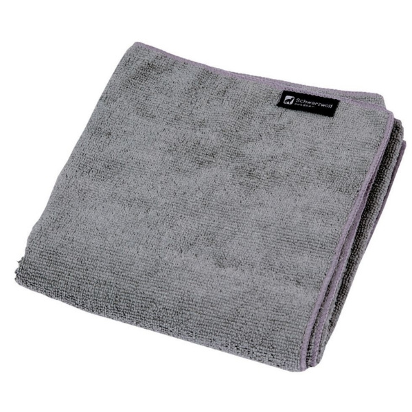 Logo trade promotional giveaways image of: Towel LOBOS Schwarzwolf