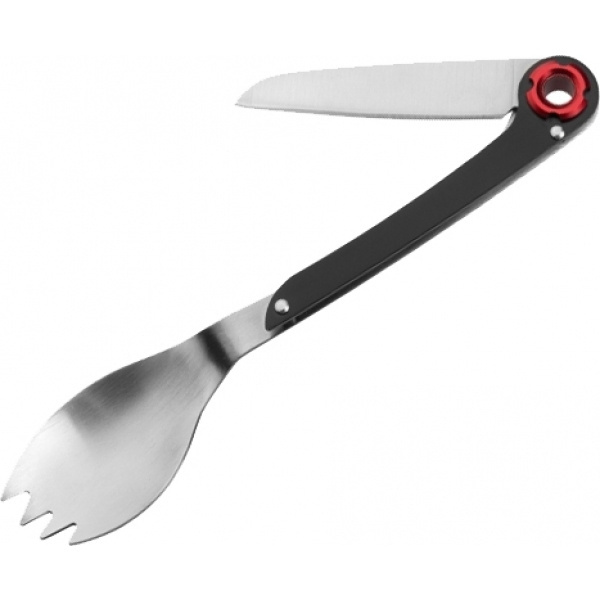 Logotrade promotional merchandise image of: Multifunctional spoon LATEMAR Schwarzwolf