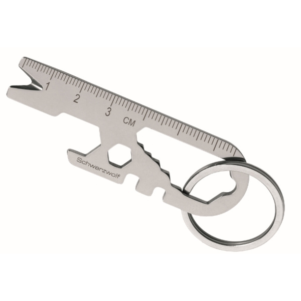 Logotrade promotional merchandise image of: Multifunctional keychain ATACAMA Schwarzwolf
