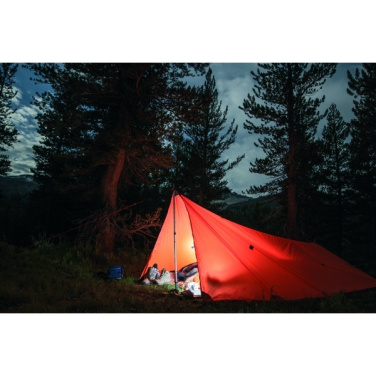 Logo trade promotional gifts image of: Flashlight ANTELAO Schwarzwolf