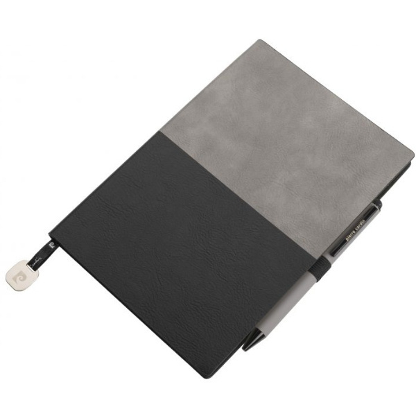 Logo trade business gifts image of: Notepad A5 & ballpoint pen REPORTER Pierre Cardin