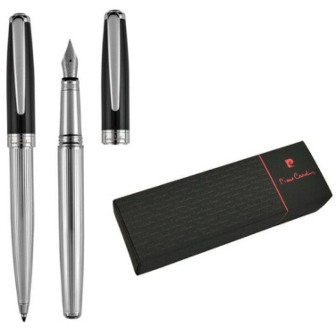 Logotrade promotional giveaway picture of: Writing set ballpoint pen & fountain pen CHRISTOPHE Pierre Cardin