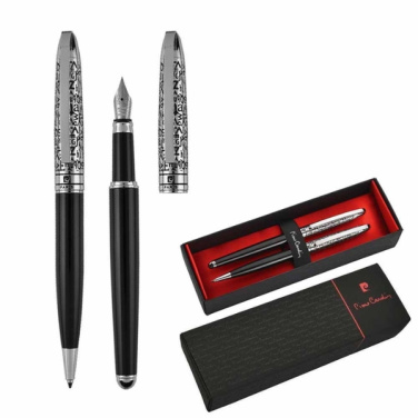 Logotrade promotional product image of: Writing set ballpoint pen & fountain pen JACQUES Pierre Cardin