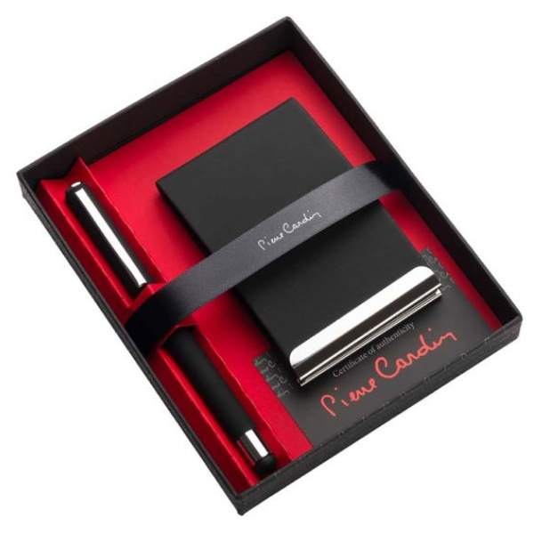 Logo trade promotional giveaways image of: Set cardholder & roller CONCORDE Pierre Cardin