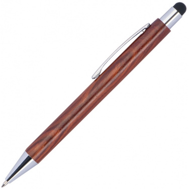 Logotrade promotional giveaway image of: Wooden ballpen BILZEN