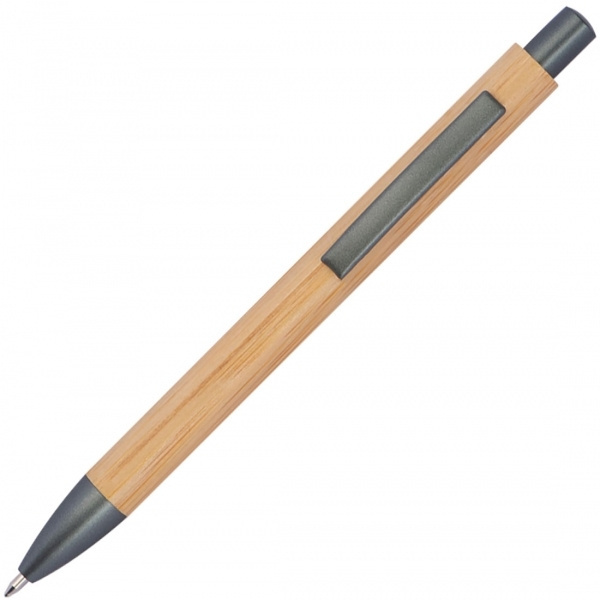 Logo trade promotional gifts image of: Bamboo ballpen BERINGEN