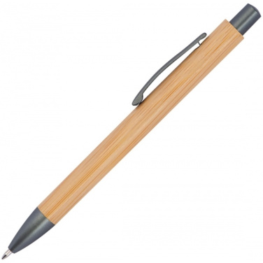 Logo trade advertising product photo of: Bamboo ballpen BERINGEN