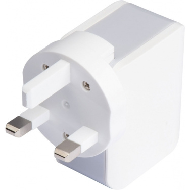 Logotrade promotional product picture of: Travel adapter ANTWERP