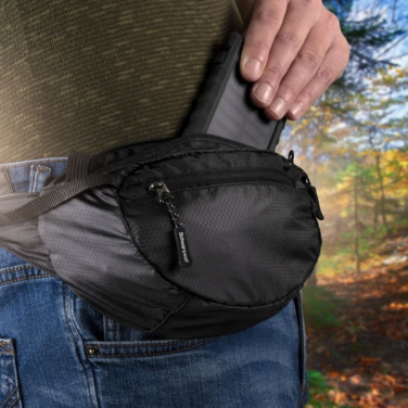 Logo trade promotional item photo of: Waist bag MOBILA Schwarzwolf