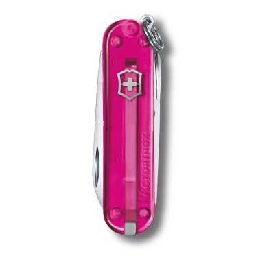 Logo trade advertising product photo of: Pocket knife Classic SD transparent Victorinox