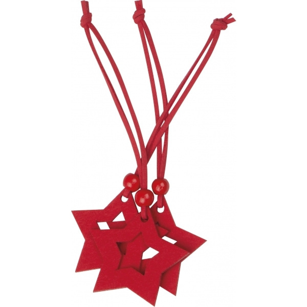 Logo trade promotional products image of: Star pendant set ESSEN