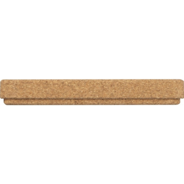 Logotrade promotional gift image of: Twist-ballpen metal and cork LILLEHAMMER