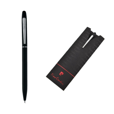 Logo trade corporate gifts image of: Metal ballpoint pen touch pen ADELINE Pierre Cardin