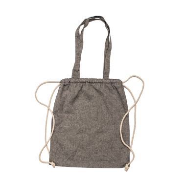Logo trade promotional giveaways picture of: Recycled cotton bag ADDISON