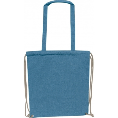 Logo trade business gifts image of: Recycled cotton bag ADDISON